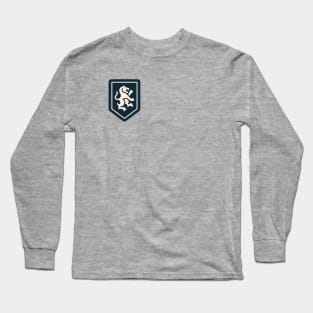 Luxury Heraldic Lion Badge Long Sleeve T-Shirt